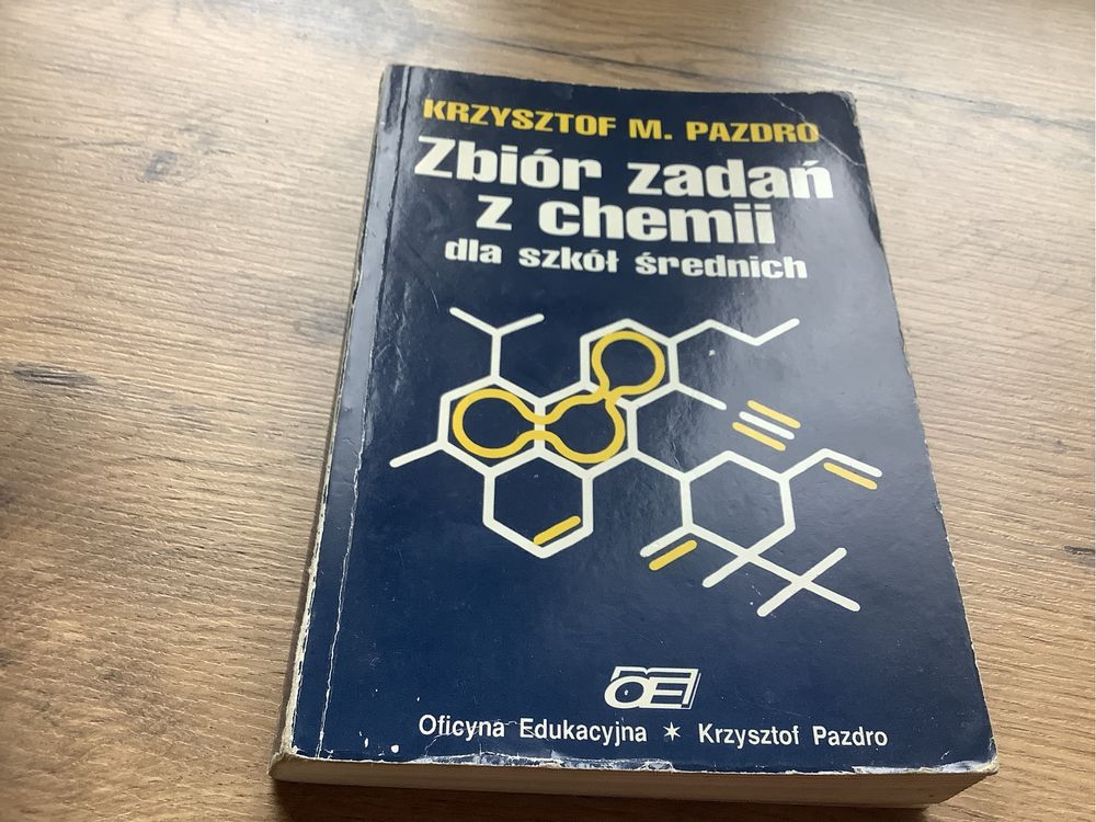 Zbior zadan z chemii Pazdro dla szkol srednich