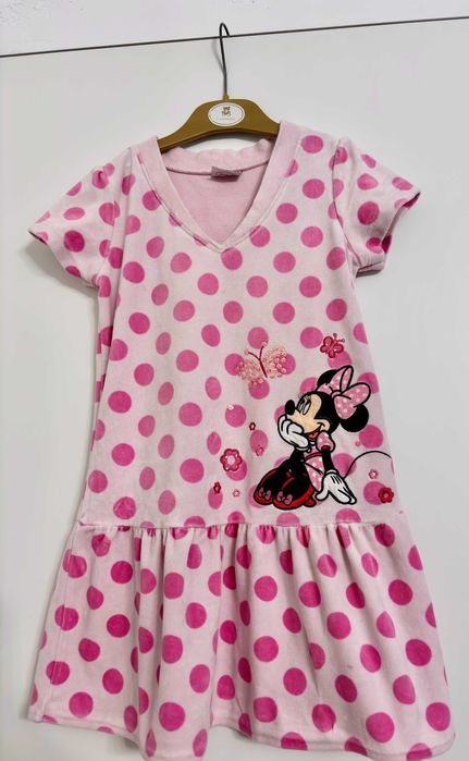 Minnie MOUSE, MYSZKA MINNIE sukienka bluza CEKINY interaktywne