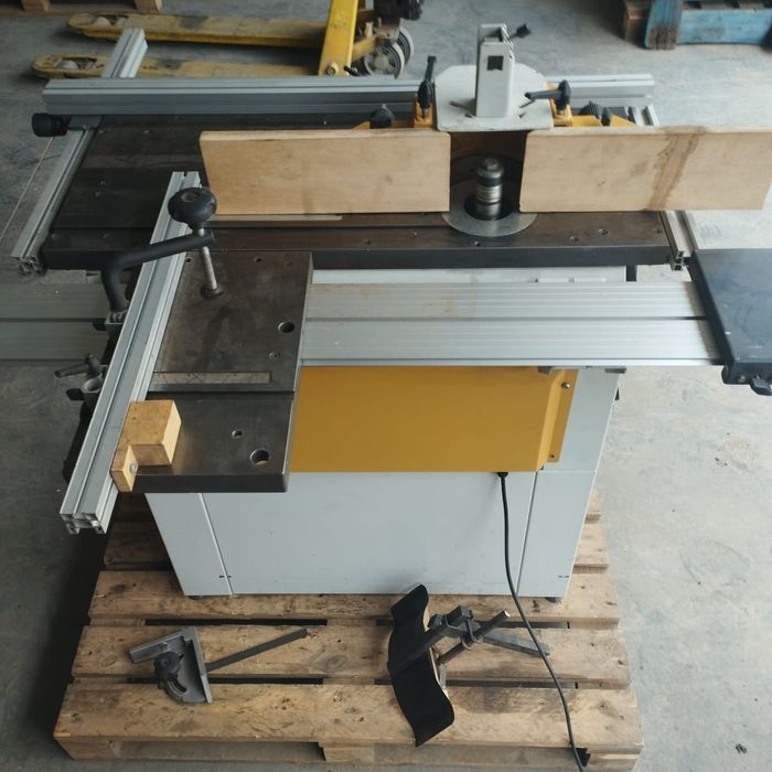 Piła tarczowa formatowa do drewna frezarka piło posuw 3 i 4 rolkowy