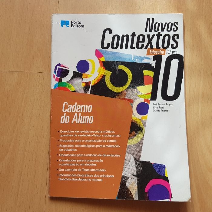 Novos Contextos 10 - Filosofia (Manual + Cad.Atividades)