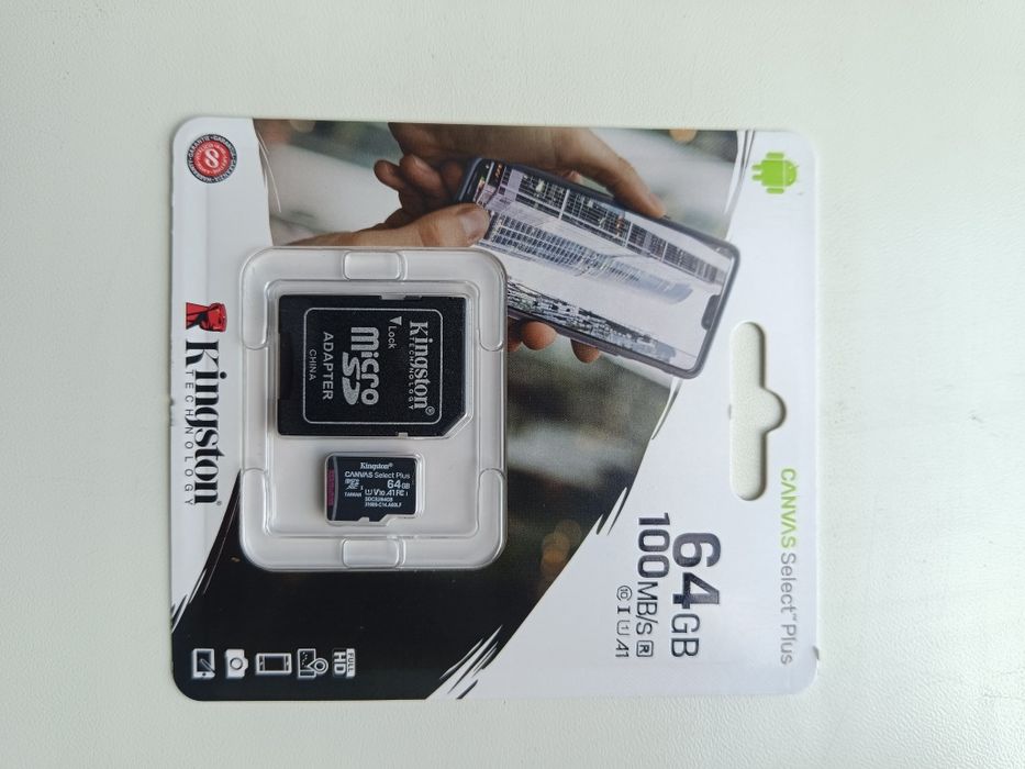 Карта пам'яті Kingston MicroSD 64 Gb