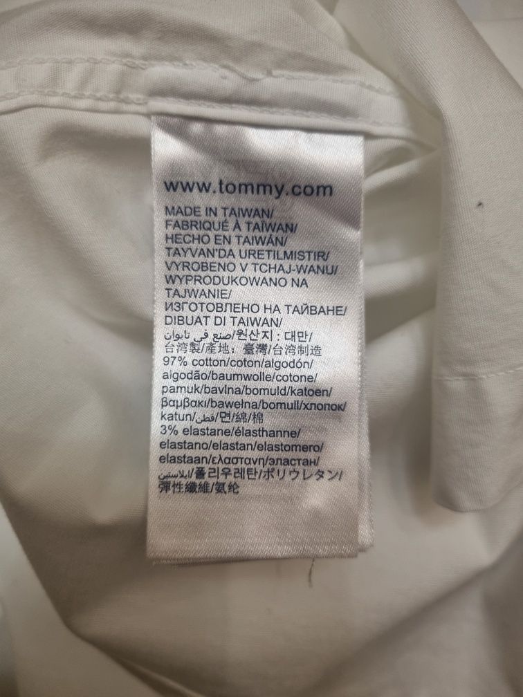 Рубашка белая Tommy Hilfiger размер S