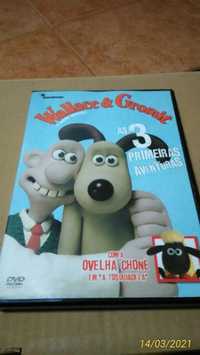 DVD Wallace & Gromit Filme As Primeiras Aventuras Ovelha Choné Três 3