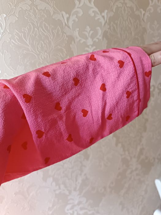 Піжама жіноча рожева в серце