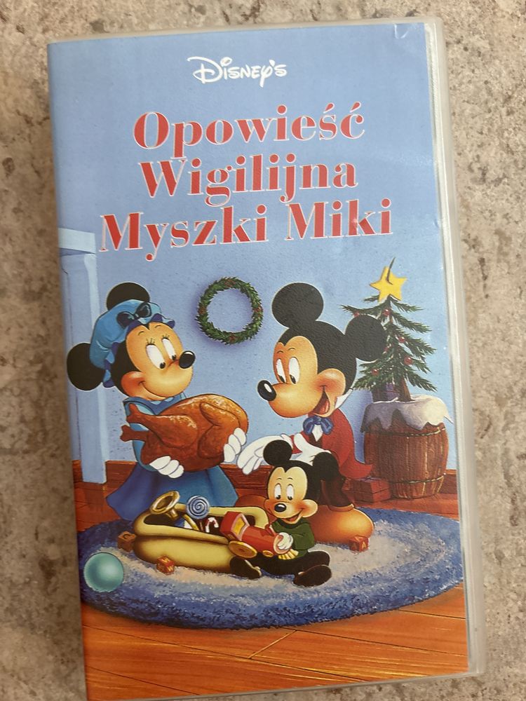 Kaseta VHS Opowieść Wigilijna Myszki Miki