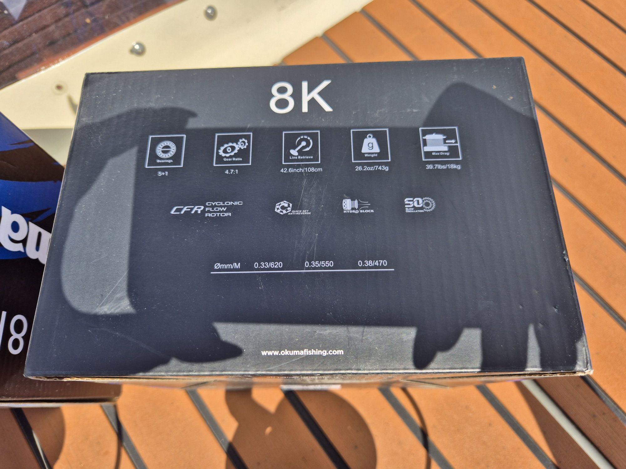 2 nowe kołowrotki okuma 8k Zapraszamy