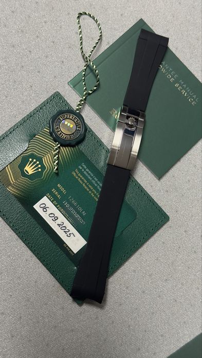 Pasek gumowy RubberB do Rolex Submariner 126610, 124060, 21mm