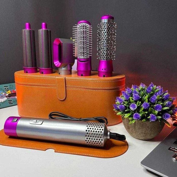 Фен стайлер для волосся 5 в 1 + Чохол HAIR BRUSH ДАЙСОН
