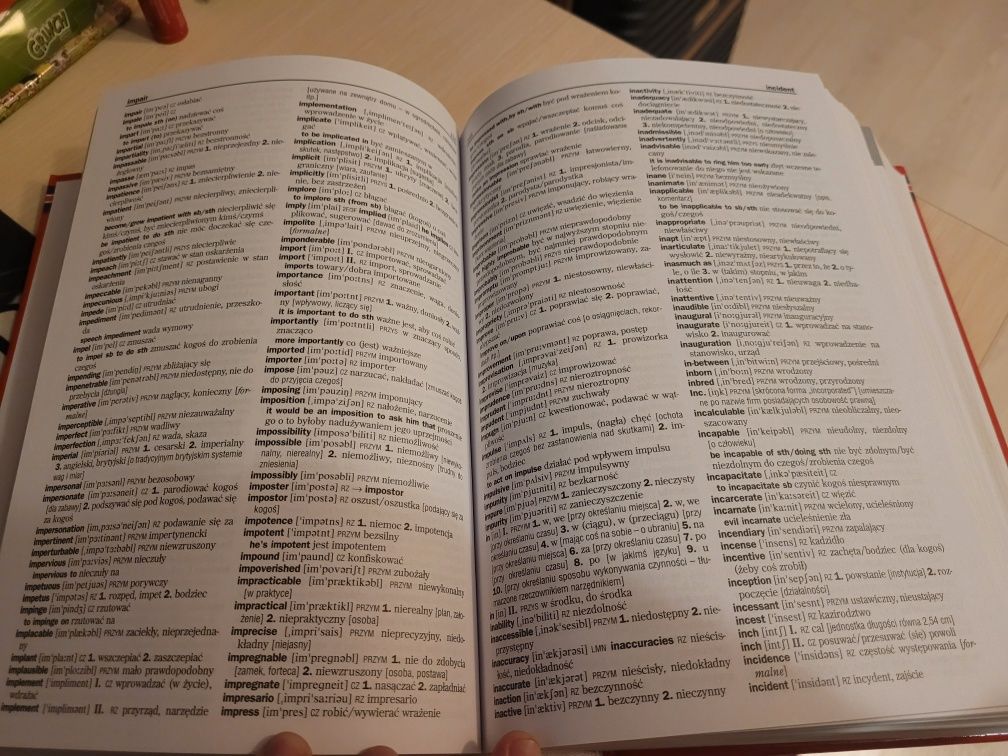 słownik angielsko-polski/ang-pol z gramatyką