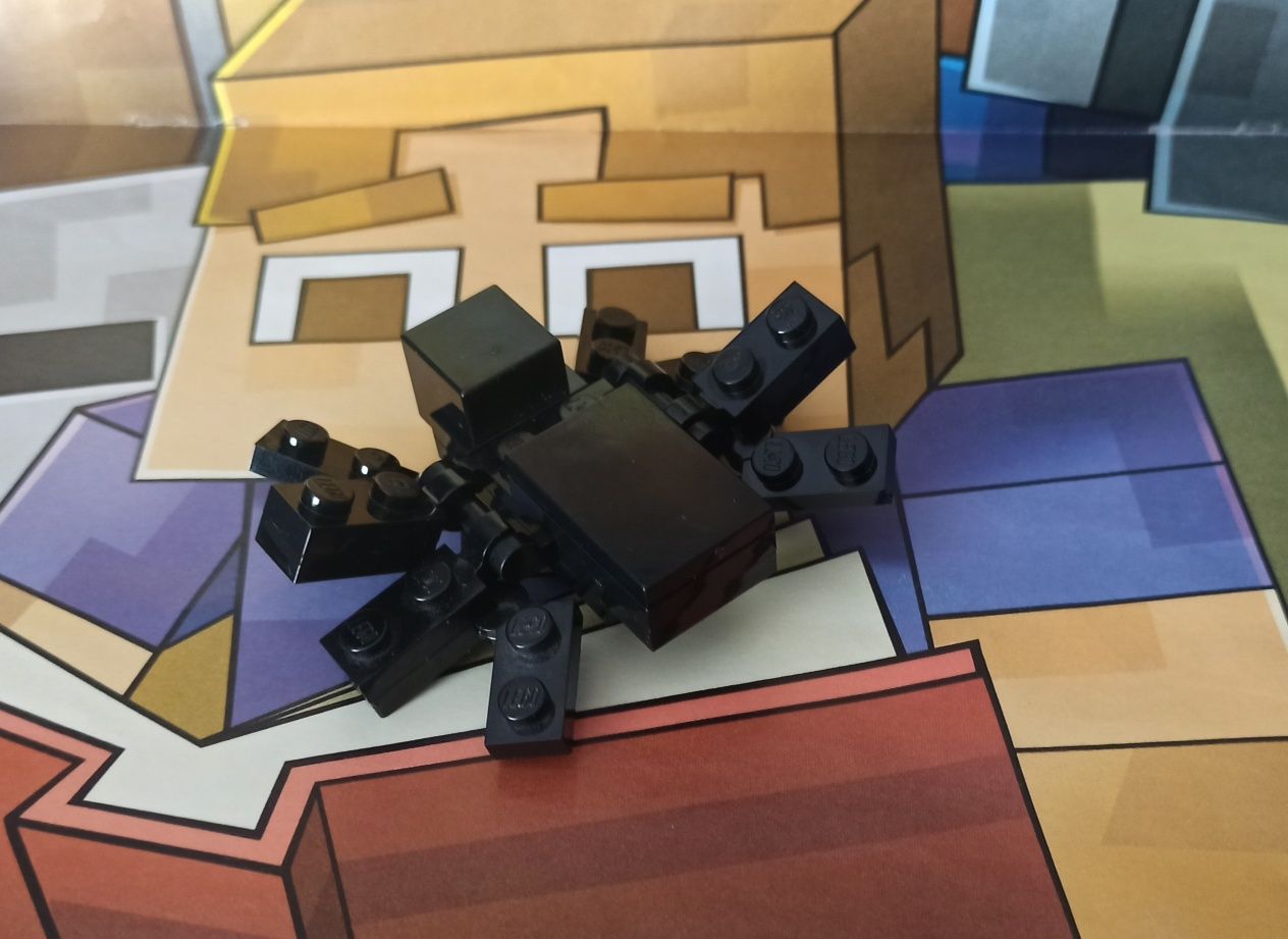 Lego minecraft pająk minespider04