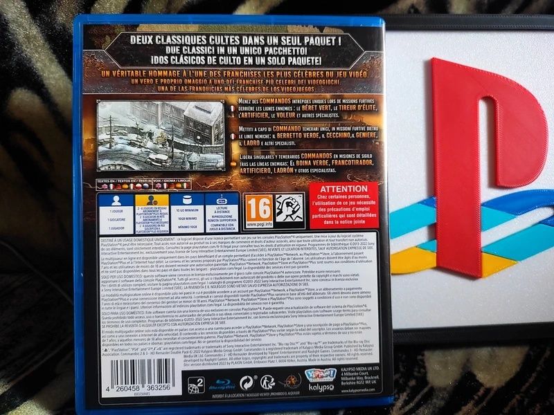 Commandos 2, Commandos3 HD Playstation4 PS4