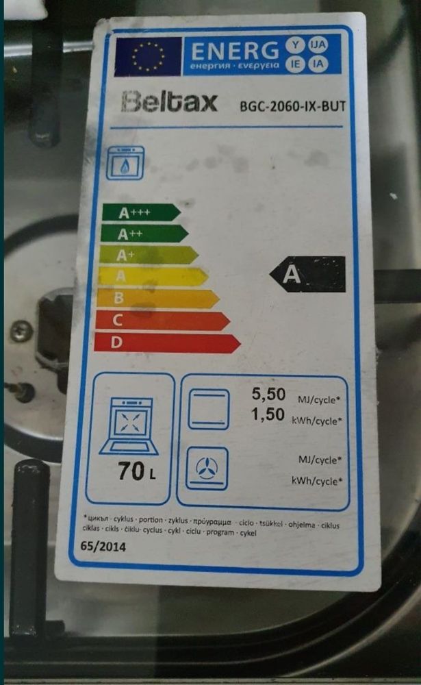 Fogão BELTAX BGC-2060IX BUT (70 L - Gás Butano-Propano - Inox)