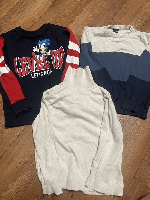 Кофтинки светри одним лотом для хлопчика 6 років 122 zara та waikiki