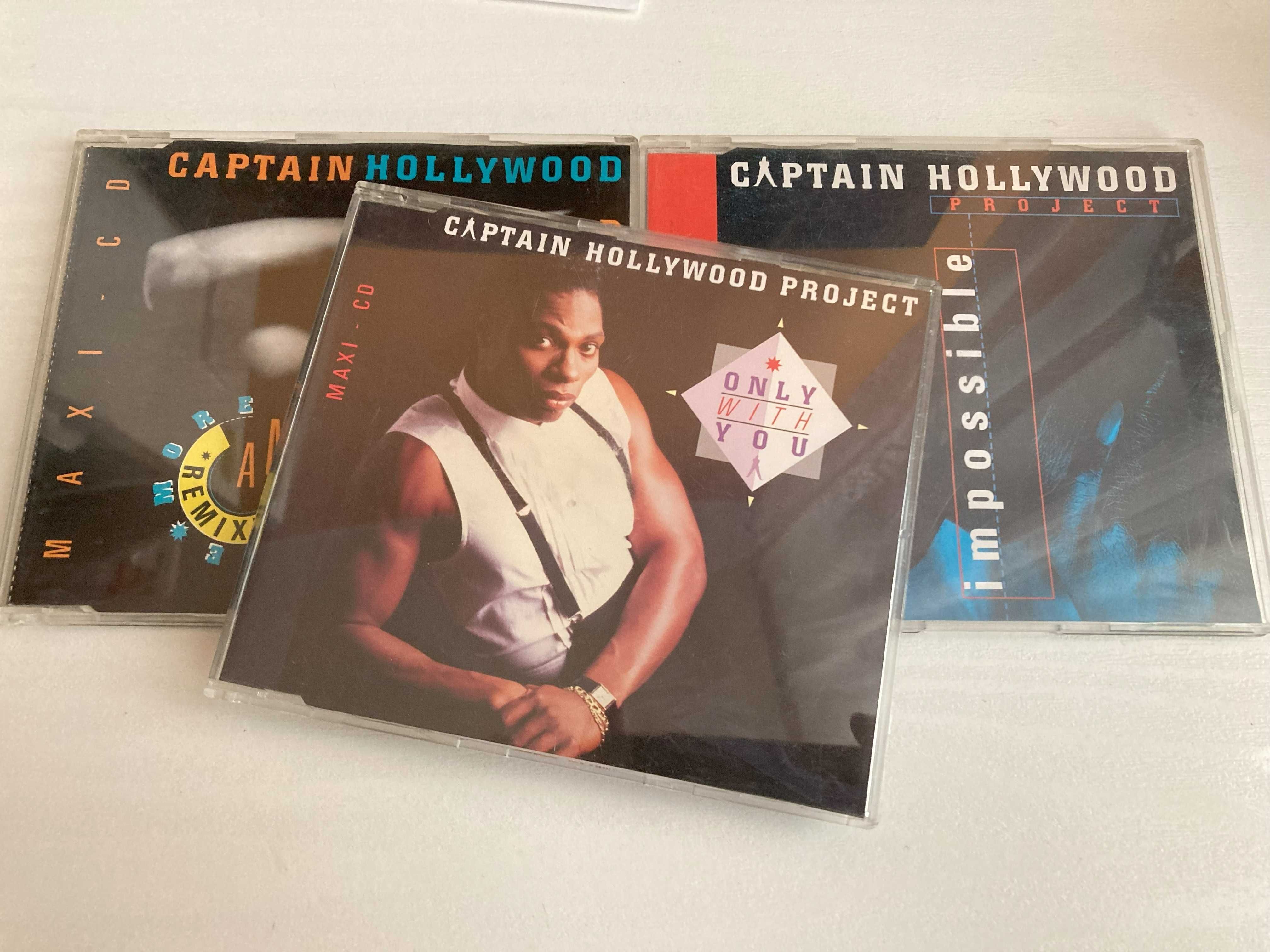 3CD:  Captain Hollywood Project  - 3 Maxi CD (Eurodance)