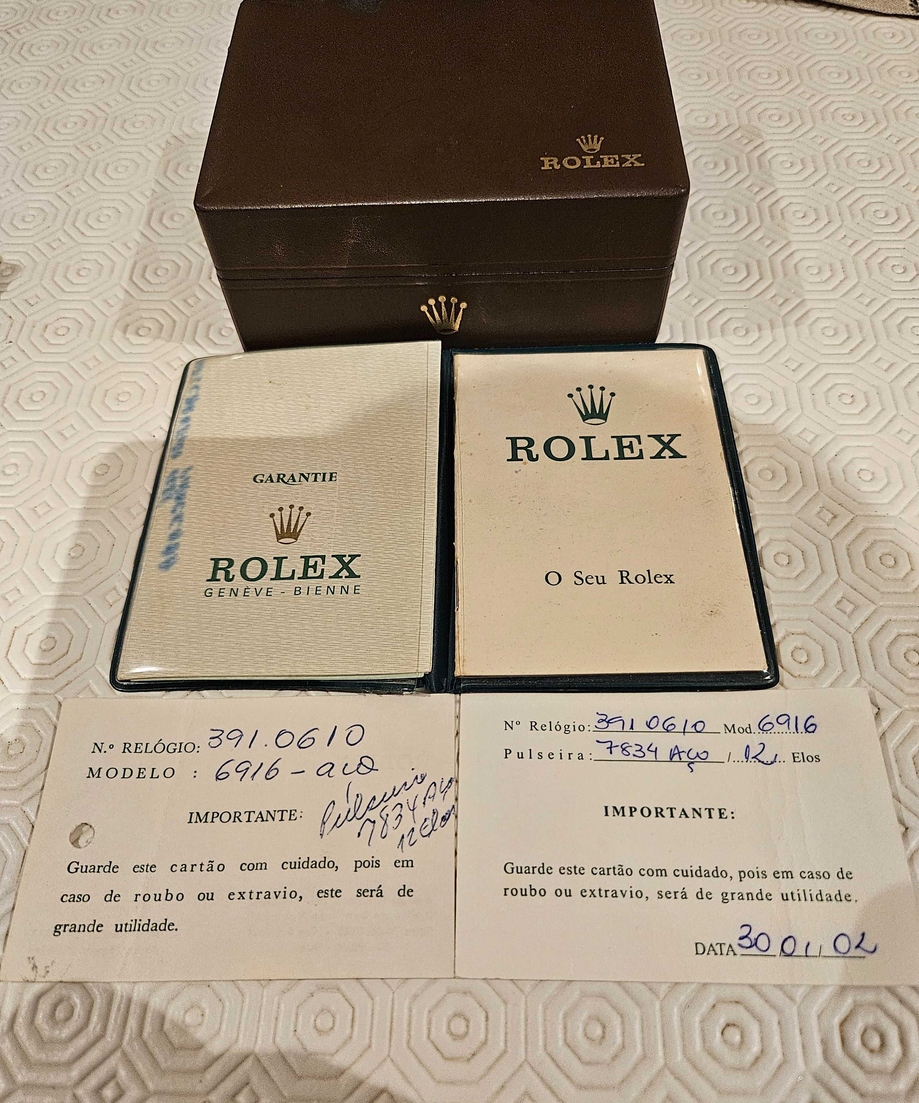 Rolex Lady Date Vintage Ref. 6919 de 1977  AÇO com 26mm