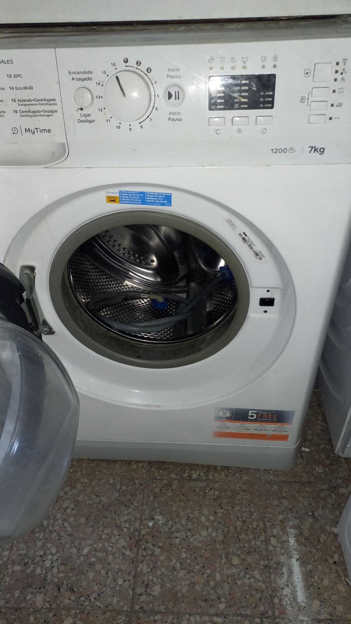 Máquina de lavar roupa indesit 7kg