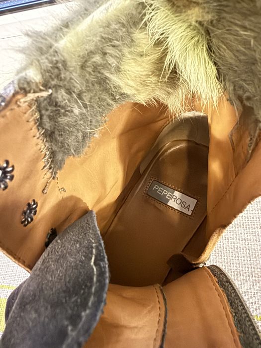 Італійські преміальні ботинки з замші Hand Made PEPEROSA