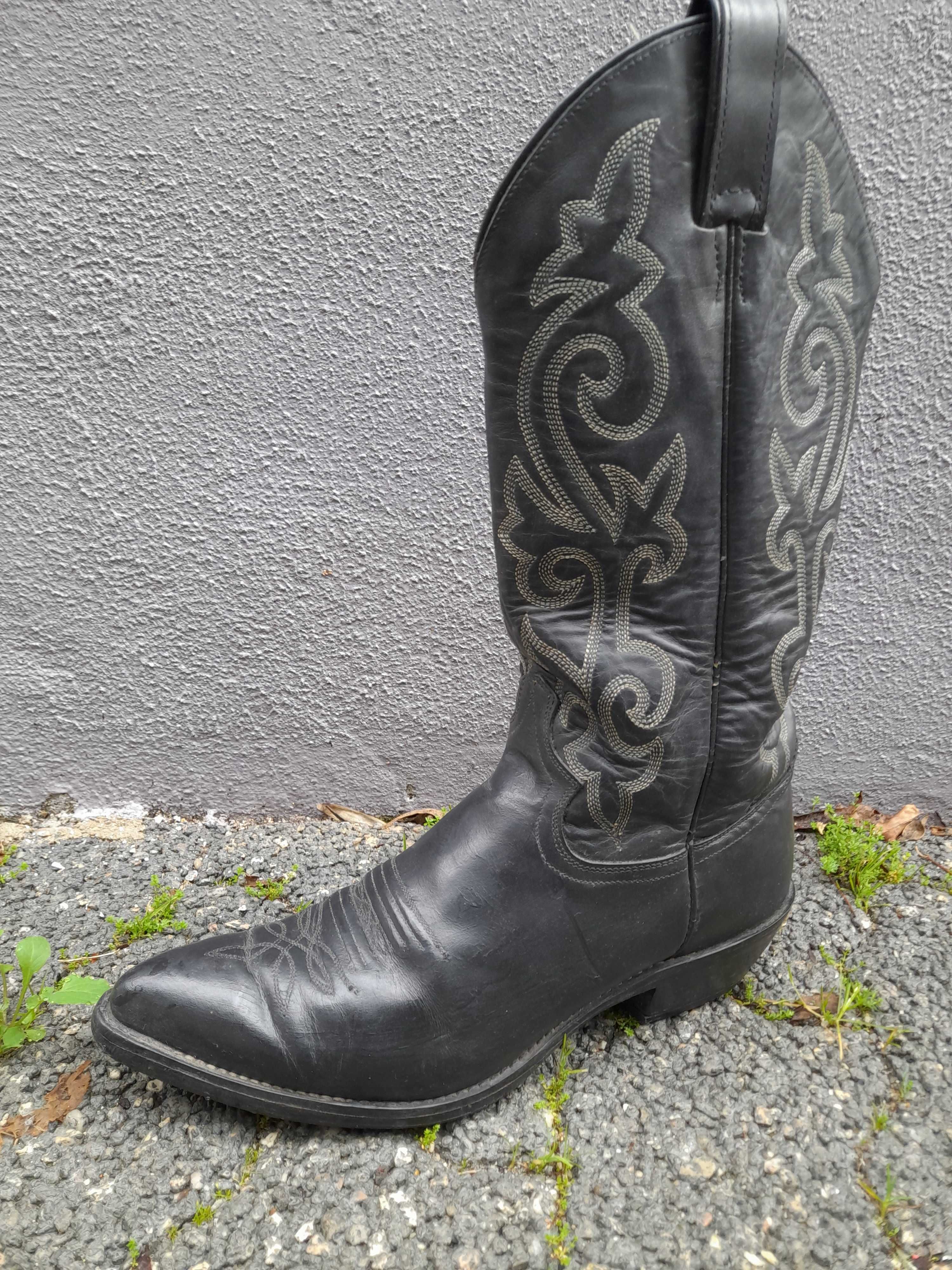 Botas cowboy Justin e Loblan - 2 pares Originais