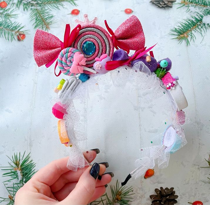 Ободок обруч цукерка конфетка