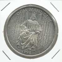 Moeda portuguesa, D. Manuel I, 1.000$00 de 1998 – prata