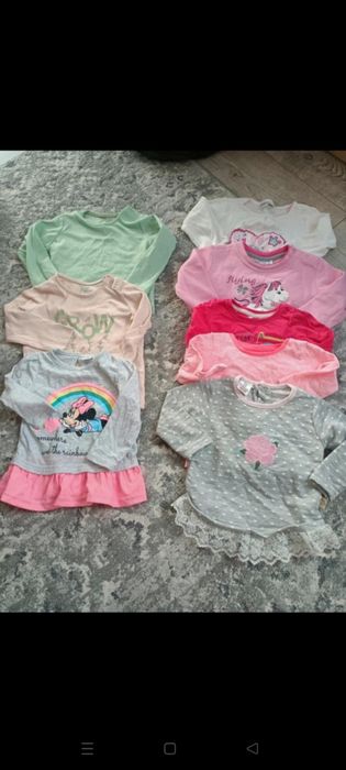 Paczka ubrań 68/74 dziewczynka