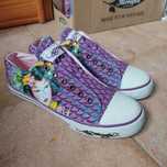 Trampki Ed Hardy, Tattoo print