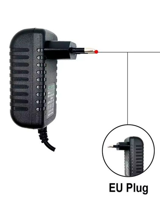 Адаптер живлення 12 В 2 А 24 Вт (5.5×2.1 мм) для камер, LED, роутер