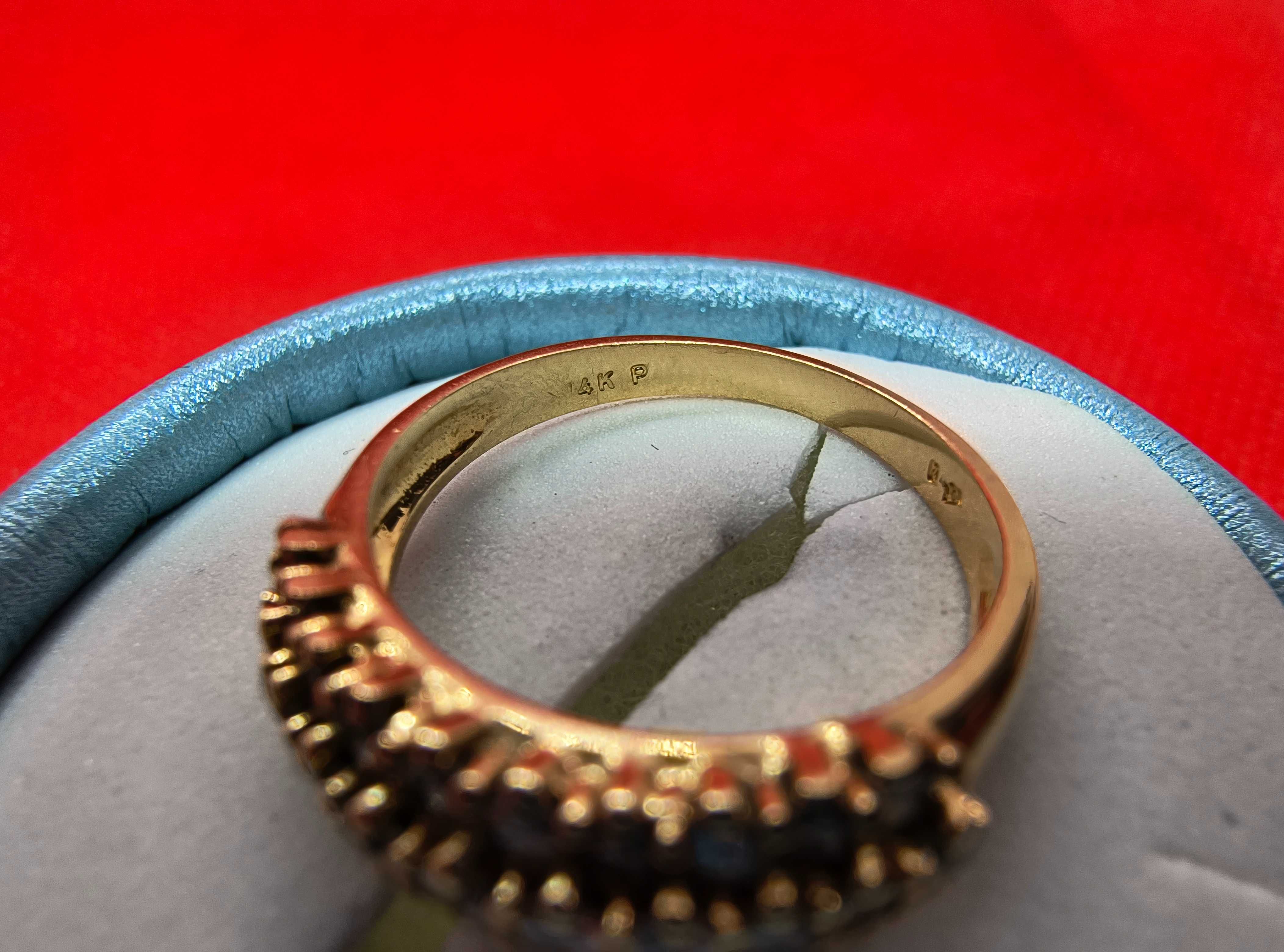 Złoty pierścionek z brylantami 1.00ct certyfikat