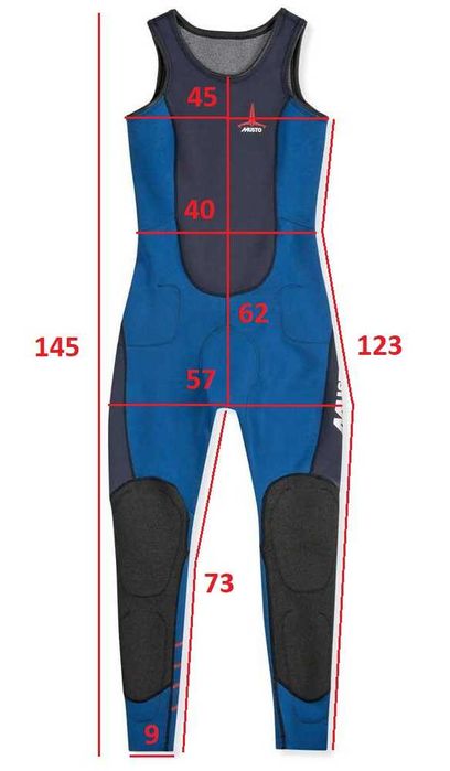 Kombinezon neoprenowy MUSTO Foil TC Impact Wetst FW rozmiar 16/XL