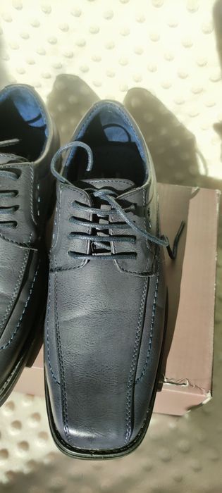 NOWE buty komunijne eleganckie ciemny granatowy 35 półbuty VAPIANO chł