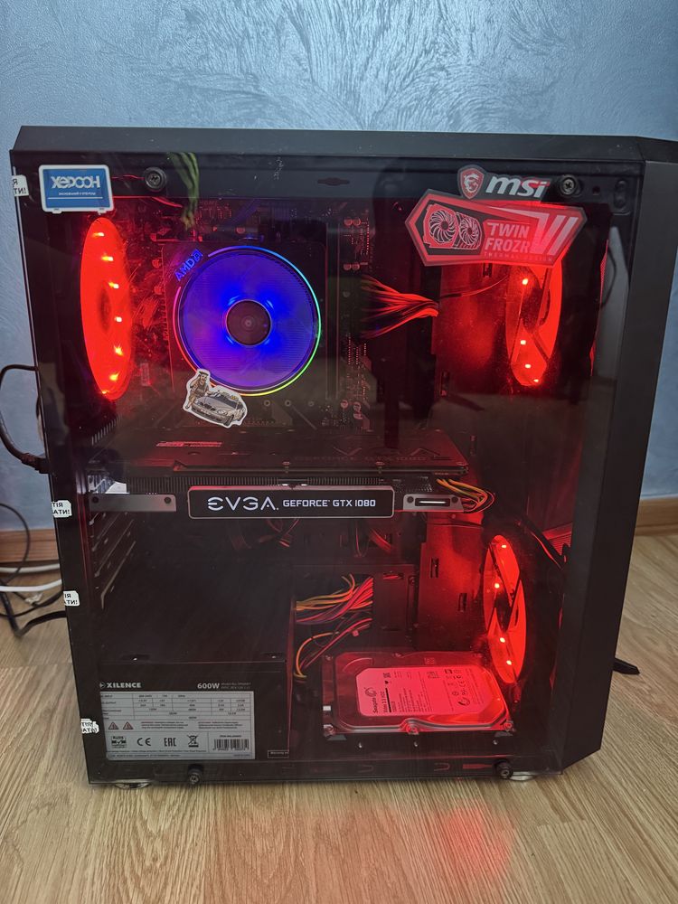 Ігровий компʼютер amd Ryzen 5 3600/GTX 1080/16GB ОЗУ/ B450M S2H