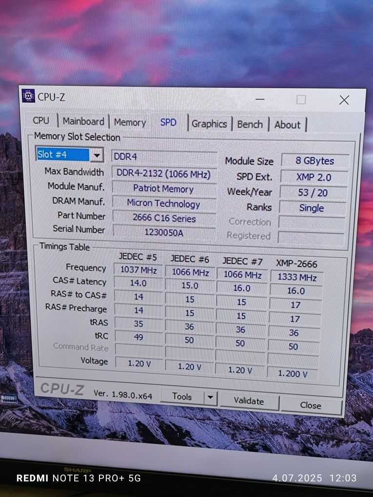 Pamięć RAM DDR4 16GB (2x8) 2666 CL16 Patriot Viper