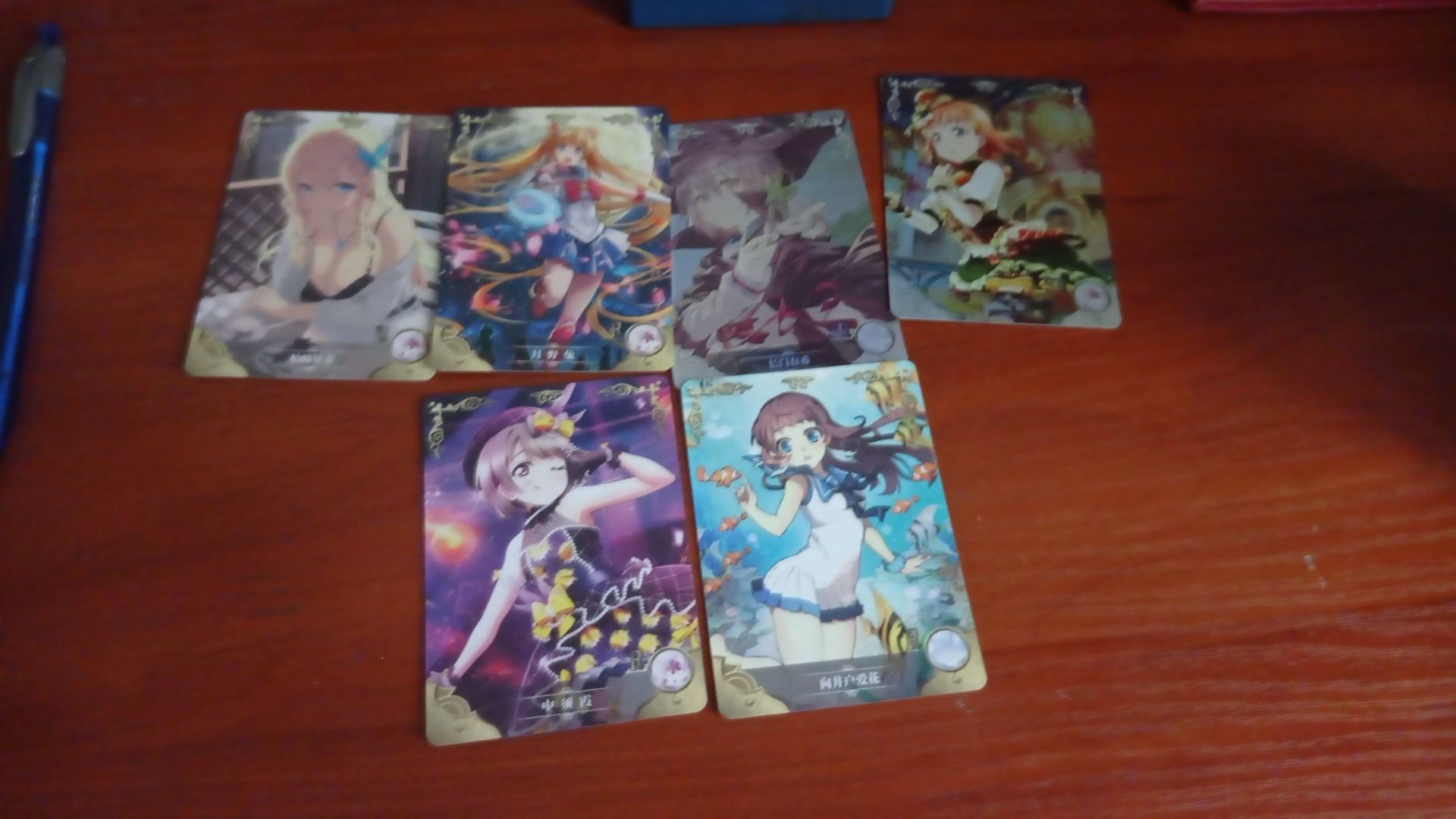 карточки з аніме дівчата