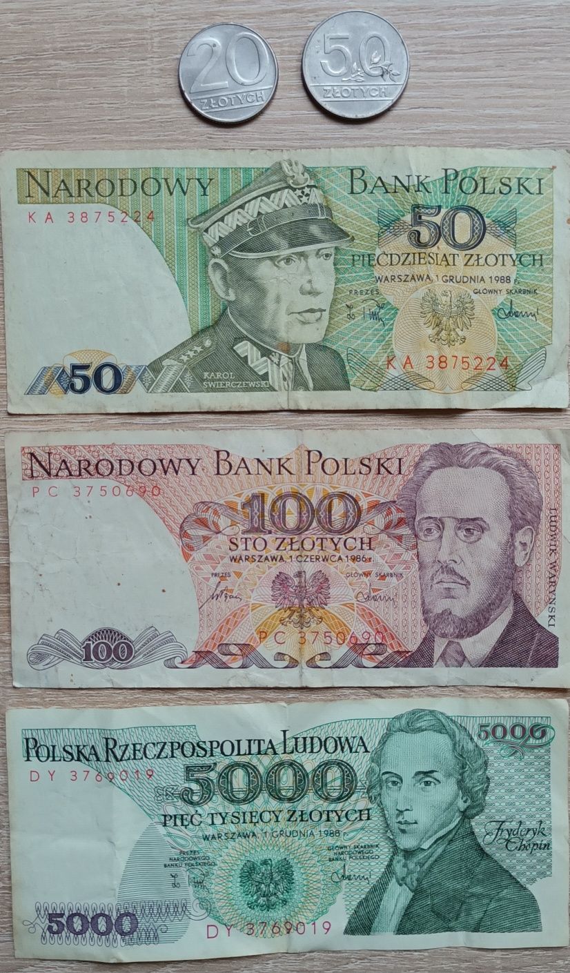 Banknoty i monety