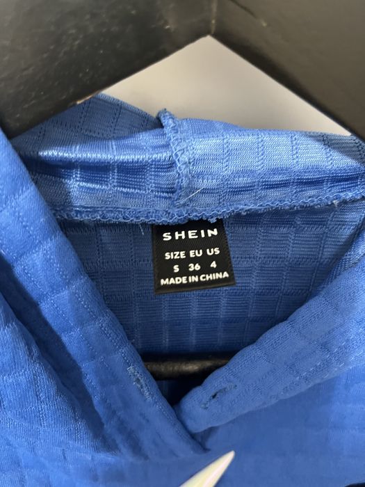 Кроп-топ Shein синій