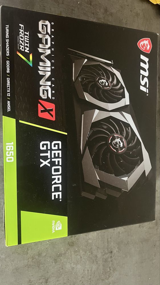 Відеокарта MSI GTX 1650  4Gb Gaming X