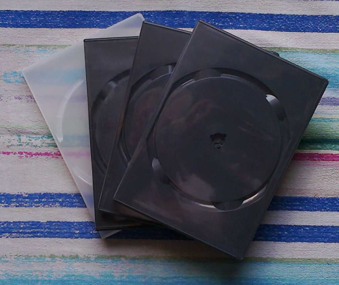 Pudełka na CD/DVD - 4 sztuki