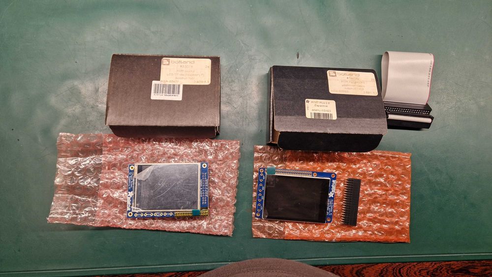 PiTFT Plus MiniKit i MiniKit - 2x LCD 2.8" 320x240 do RaspberryPi