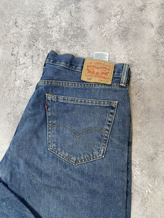 Мужские Джинсы Levis 505 Faded vintage (широкие,левайс,501)