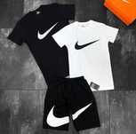 ТОП комплекти на літо Nike | Футболка + шорти Big Swoosh