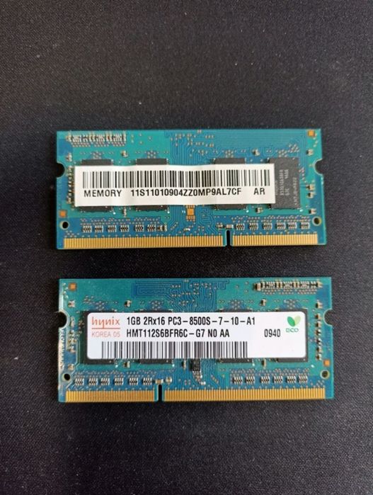 Оперативна пам'ять для ноутбука SOdimm memory HYNIX DDR3 2Gb