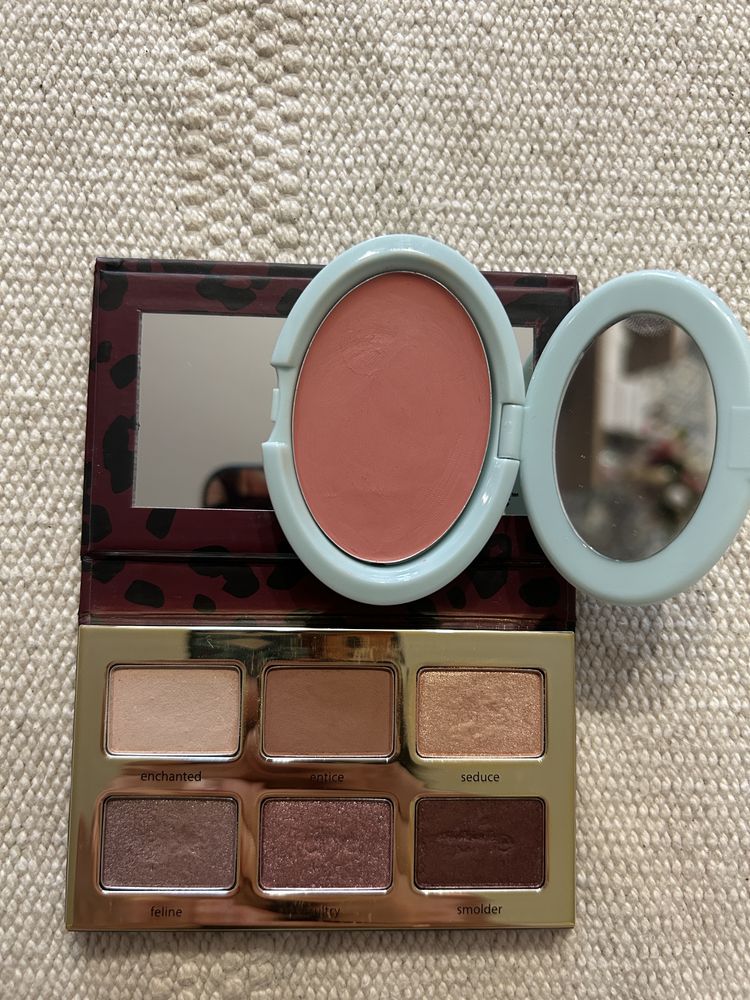 Zestaw kosmetyków Paleta Tarte maneater + róż w kremie Tarte