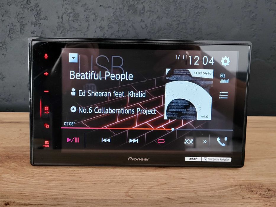 Pioneer SPH-EVO82DAB Android Auto CarPlay Bluetooth 8 Cali NOWE