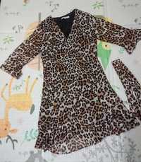 Сукня плаття леопард розмір М