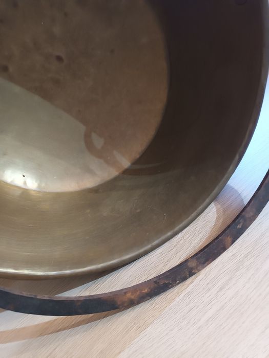 2 Caldeiras, panelas, tachos de cobre antigas