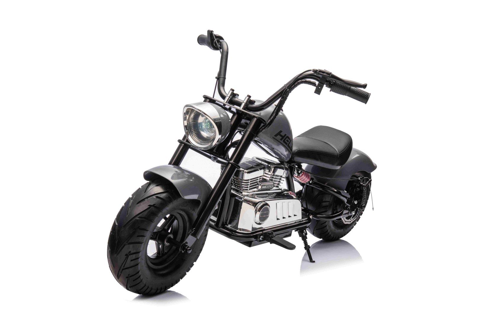 350W 36v POM KOŁA Motor na akumulator Motorek Chopper Warrior Czarny