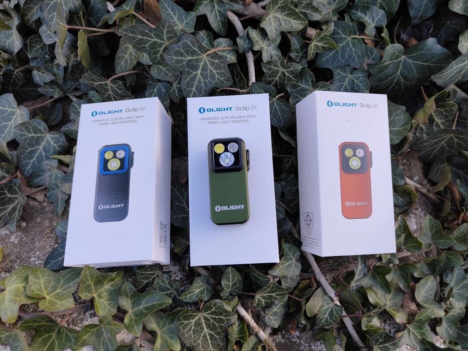 EDC ліхтар Olight Oclip Pro Black / Green / Orange / Red