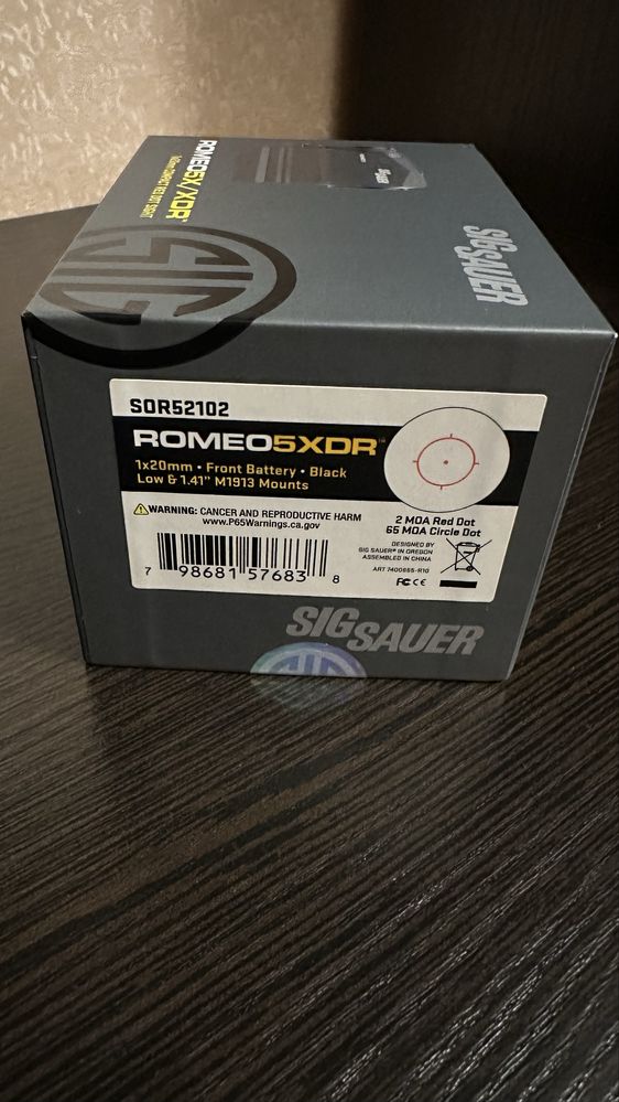 Приціл коліматорний ZIG ZAUER ROMEO5X/XDR