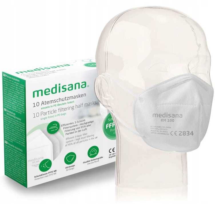 10x Maseczka ochronna Medisana RM 100 FFP2 / KN 95