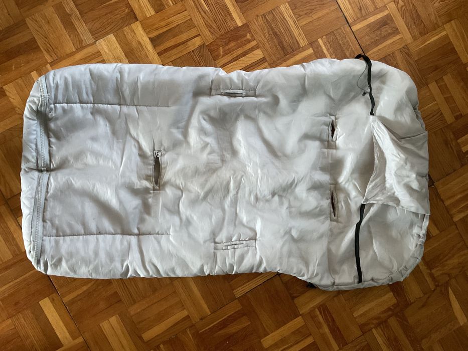 Wkładka zasuwana na ekspres śpiworek do wózka spacerówki minky